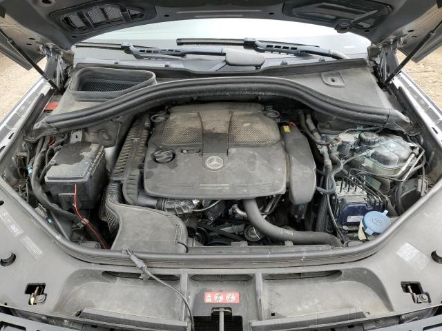 4JGDA5HBXCA010983 - 2012 MERCEDES-BENZ ML 350 4MATIC SILVER photo 11