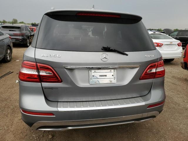 4JGDA5HBXCA010983 - 2012 MERCEDES-BENZ ML 350 4MATIC SILVER photo 6