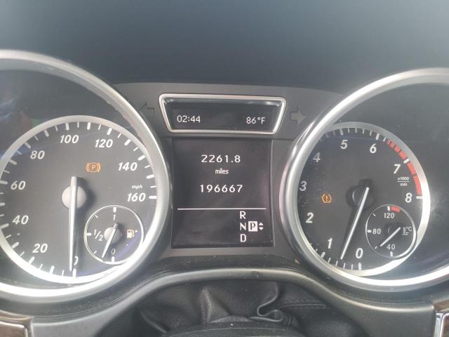 4JGDA5HBXCA010983 - 2012 MERCEDES-BENZ ML 350 4MATIC SILVER photo 9