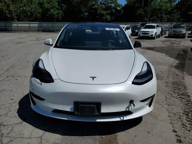 5YJ3E1EA4NF191789 - 2022 TESLA MODEL 3 WHITE photo 5