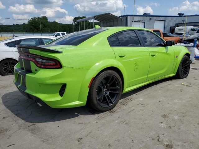 2C3CDXGJ9PH543768 - 2023 DODGE CHARGER SCAT PACK GREEN photo 3