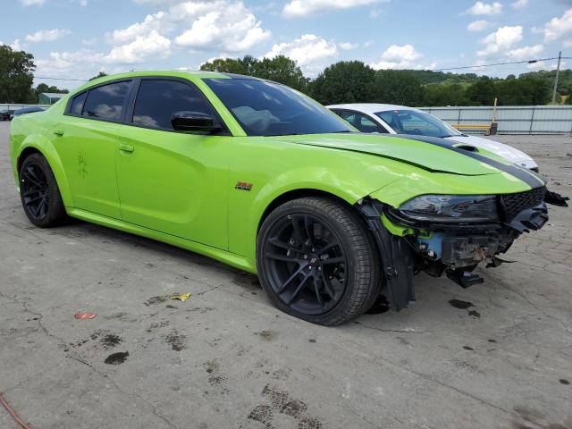 2C3CDXGJ9PH543768 - 2023 DODGE CHARGER SCAT PACK GREEN photo 4