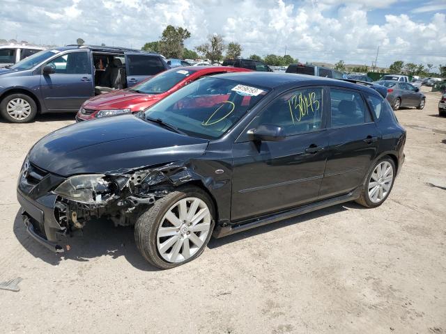 JM1BK34M381861213 - 2008 MAZDA SPEED 3 Қара фото 1