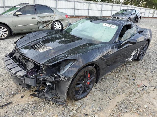 1G1YB2D77K5112468 - 2019 CHEVROLET CORVETTE STINGRAY 1LT BLACK photo 1