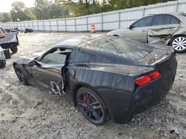 1G1YB2D77K5112468 - 2019 CHEVROLET CORVETTE STINGRAY 1LT BLACK photo 2