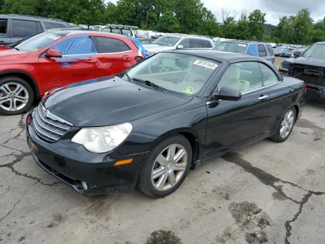 1C3BC6EV8AN122640 - 2010 CHRYSLER SEBRING LIMITED BLACK photo 1