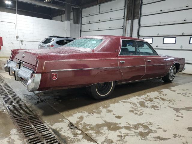 YM43T5C144786 - 1975 CHRYSLER IMPERIAL MAROON photo 3