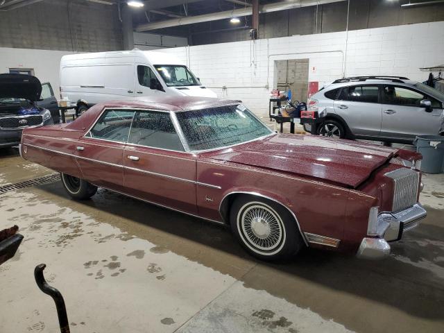 YM43T5C144786 - 1975 CHRYSLER IMPERIAL MAROON photo 4