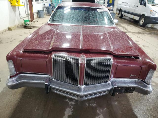 YM43T5C144786 - 1975 CHRYSLER IMPERIAL MAROON photo 5