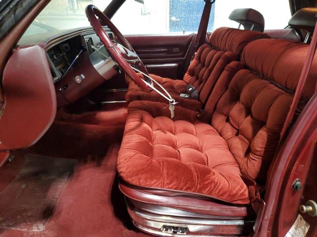YM43T5C144786 - 1975 CHRYSLER IMPERIAL MAROON photo 7
