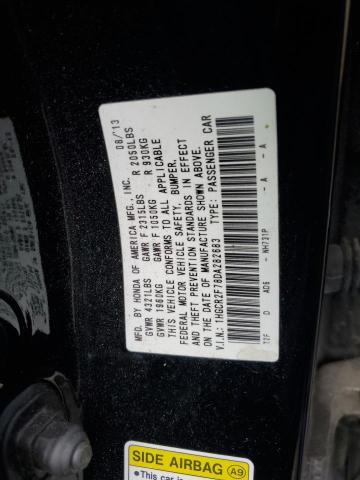 1HGCR2F78DA282683 - 2013 HONDA ACCORD EX BLACK photo 13