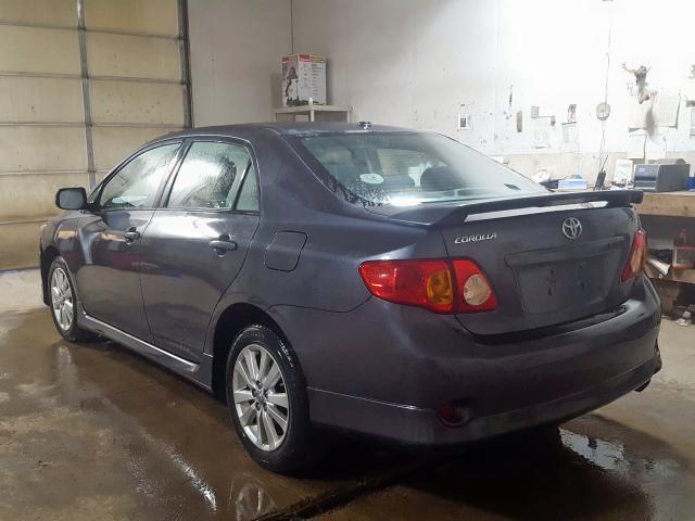 1NXBU4EE6AZ255685 - 2010 TOYOTA COROLLA BASE  photo 3