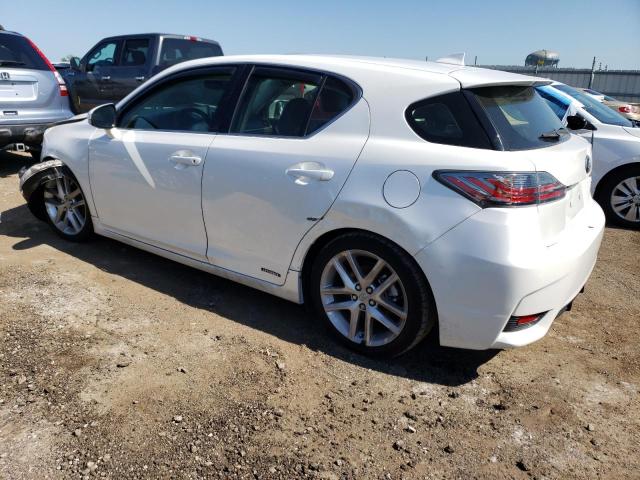 JTHKD5BH8F2227090 - 2015 LEXUS CT 200 WHITE photo 2