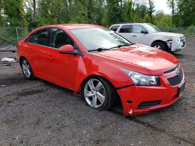 1G1P75SZ1E7298925 - 2014 CHEVROLET CRUZE DIES RED photo 4