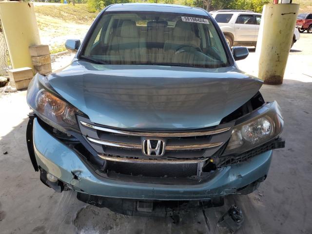 2HKRM3H53EH502850 - 2014 HONDA CR-V EX BLUE photo 5