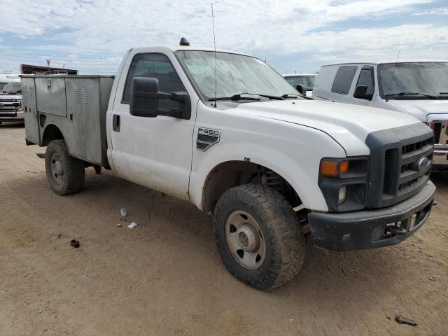 1FDSF31558EC32476 - 2008 FORD F350 SRW SUPER DUTY WHITE photo 4