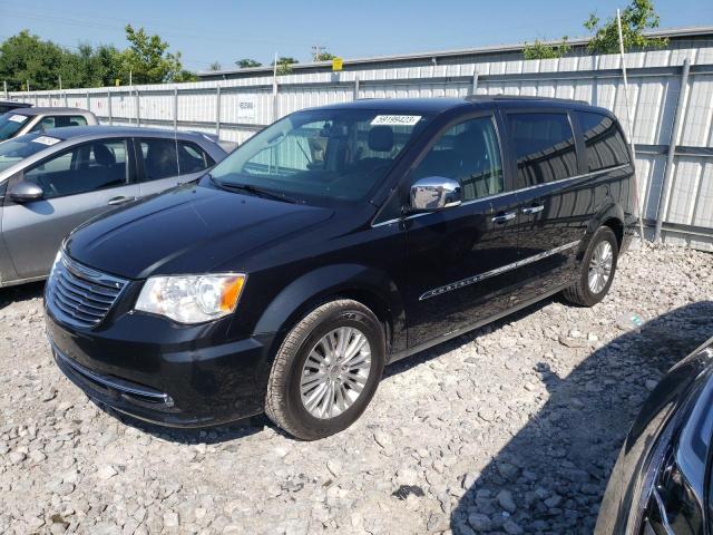 2C4RC1CG2FR657300 - 2015 CHRYSLER TOWN & COU TOURING L BLACK photo 1