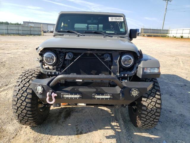 1C6HJTFG9ML601392 - 2021 JEEP GLADIATOR OVERLAND GRAY photo 5