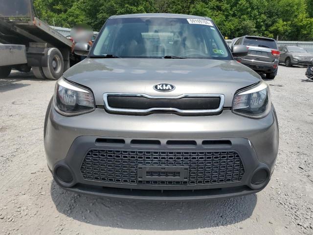 KNDJN2A21E7028499 - 2014 KIA SOUL GRAY photo 5