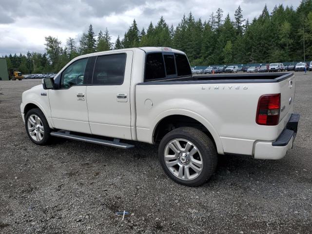 1FTRW14538FA72580 - 2008 FORD F150 SUPERCREW WHITE photo 2