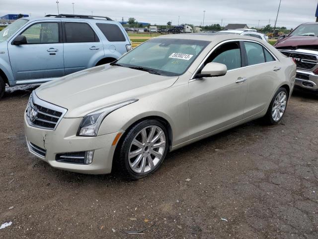 1G6AL5S38E0156524 - 2014 CADILLAC ATS PREMIUM BEIGE photo 1