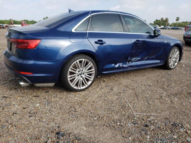 WAULMAF49HA162701 - 2017 AUDI A4 ULTRA PREMIUM PLUS BLUE photo 3