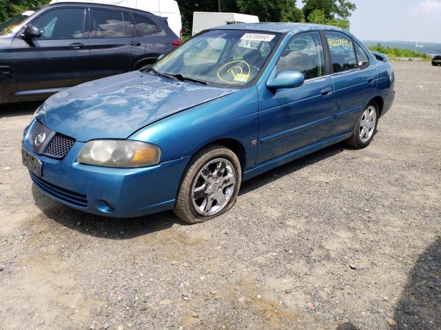 3N1AB51D84L729758 - 2004 NISSAN SENTRA SE-R SPEC V BLUE photo 1