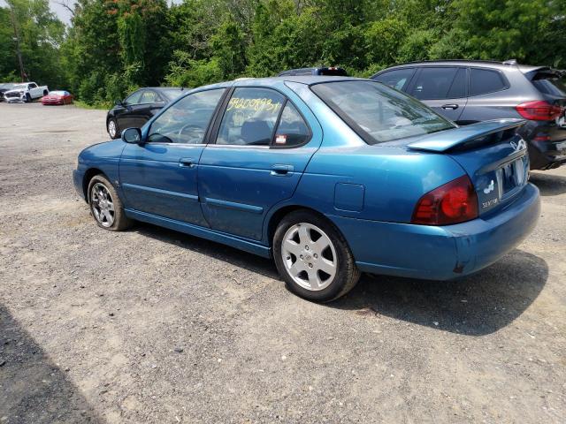 3N1AB51D84L729758 - 2004 NISSAN SENTRA SE-R SPEC V BLUE photo 2