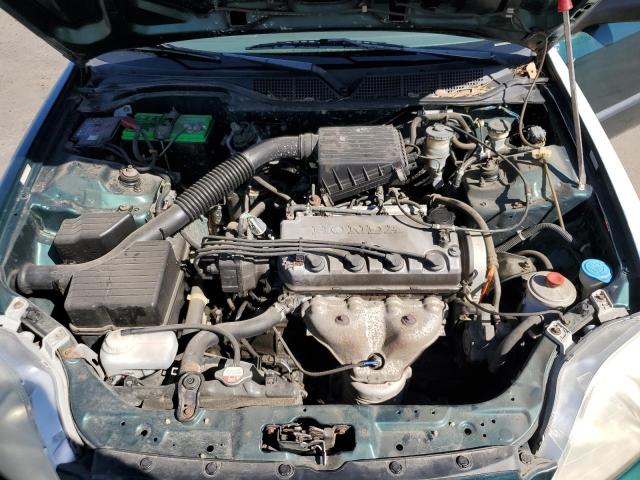 1HGEJ6122XL030116 - 1999 HONDA CIVIC DX GREEN photo 11