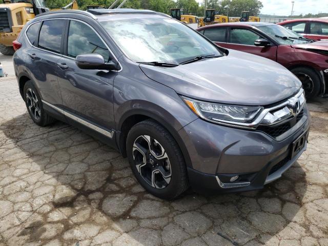 5J6RW1H97HL009197 - 2017 HONDA CR-V TOURING GRAY photo 4