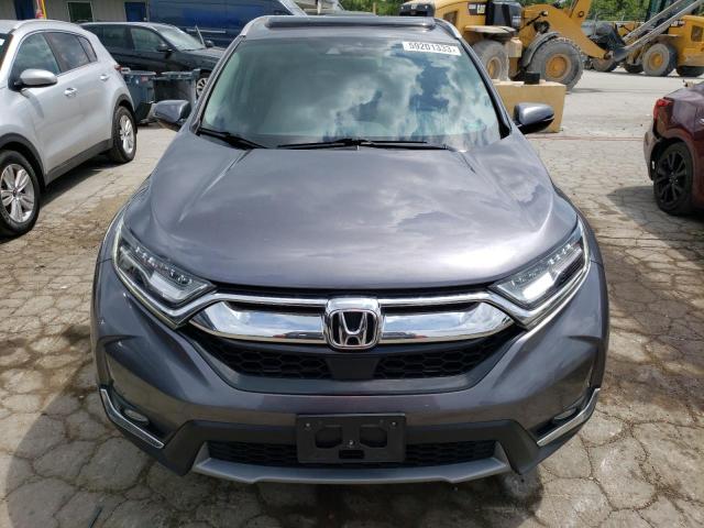 5J6RW1H97HL009197 - 2017 HONDA CR-V TOURING GRAY photo 5