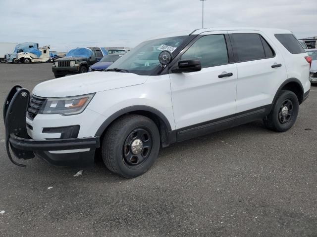 1FM5K8AR3JGB34792 - 2018 FORD EXPLORER POLICE INTERCEPTOR WHITE photo 1