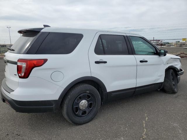 1FM5K8AR3JGB34792 - 2018 FORD EXPLORER POLICE INTERCEPTOR WHITE photo 3