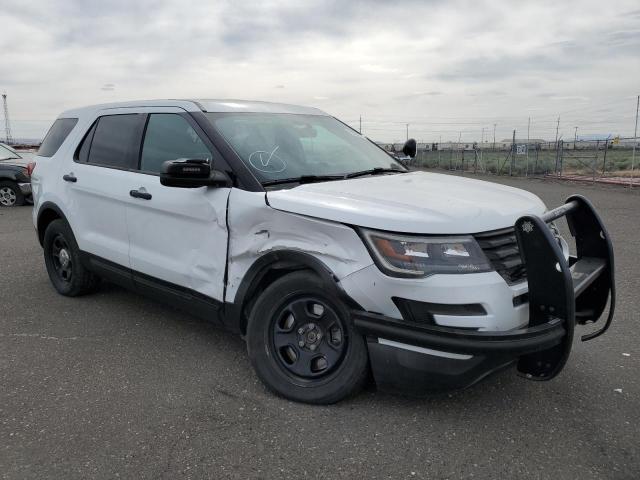 1FM5K8AR3JGB34792 - 2018 FORD EXPLORER POLICE INTERCEPTOR WHITE photo 4