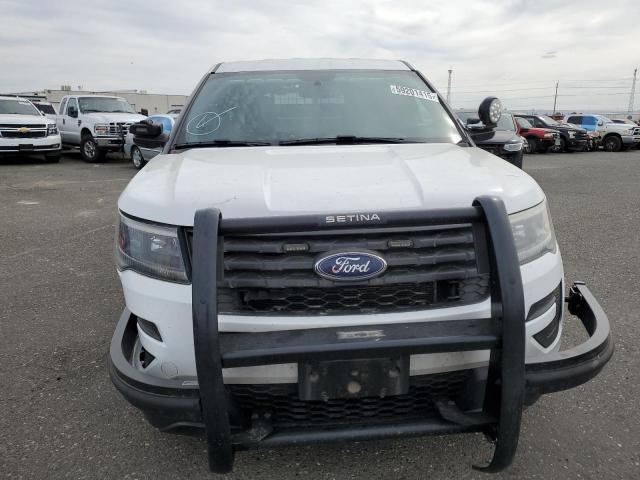 1FM5K8AR3JGB34792 - 2018 FORD EXPLORER POLICE INTERCEPTOR WHITE photo 5