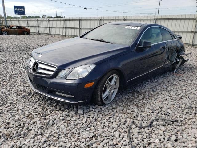 WDDKJ5KBXDF187466 - 2013 MERCEDES-BENZ E 350 BLUE photo 1