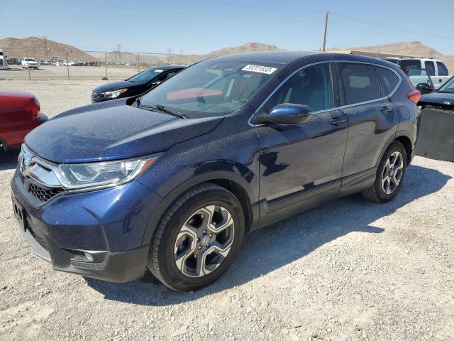 7FARW1H88JE044549 - 2018 HONDA CR-V EXL BLUE photo 1