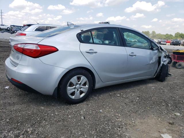 KNAFK4A6XF5433705 - 2015 KIA FORTE LX SILVER photo 3