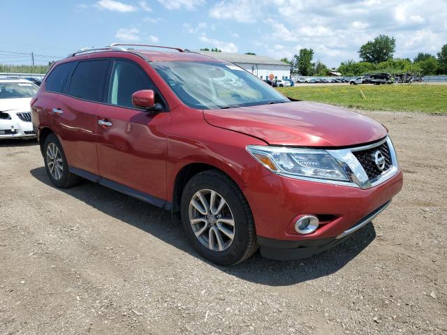 5N1AR2MM7FC717663 - 2015 NISSAN PATHFINDER S RED photo 4