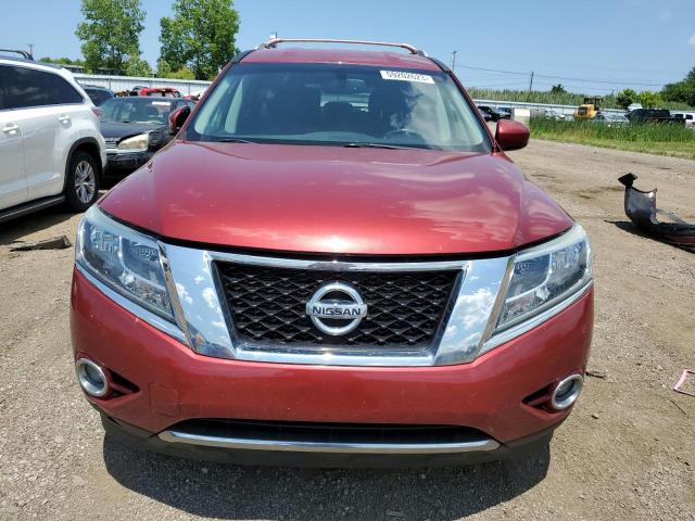 5N1AR2MM7FC717663 - 2015 NISSAN PATHFINDER S RED photo 5