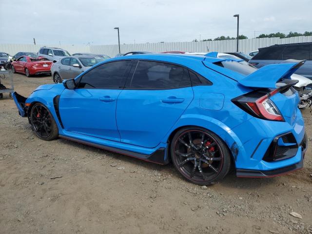 SHHFK8G74MU200570 - 2021 HONDA CIVIC TYPE-R TOURING BLUE photo 2