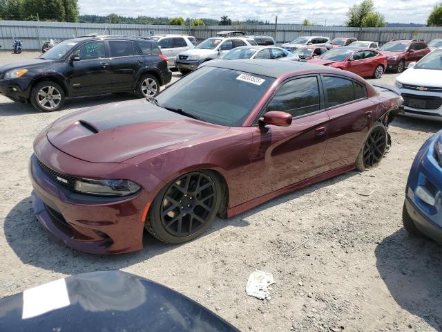 2C3CDXCT6HH545664 - 2017 DODGE CHARGER R/T BURGUNDY photo 1