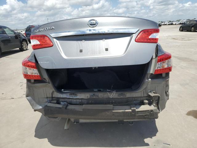 3N1AB7AP4FY310723 - 2015 NISSAN SENTRA S GRAY photo 6