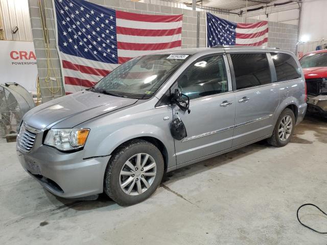 2C4RC1CGXER453472 - 2014 CHRYSLER TOWN & COU TOURING L GRAY photo 1