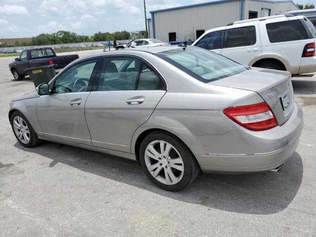 WDDGF54X59R043474 - 2009 MERCEDES-BENZ C 300 TAN photo 2