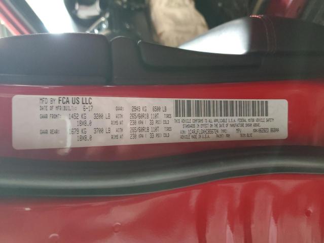 1C4RJFLGXHC856724 - 2017 JEEP GRAND CHER TRAILHAWK 红色 照片 14