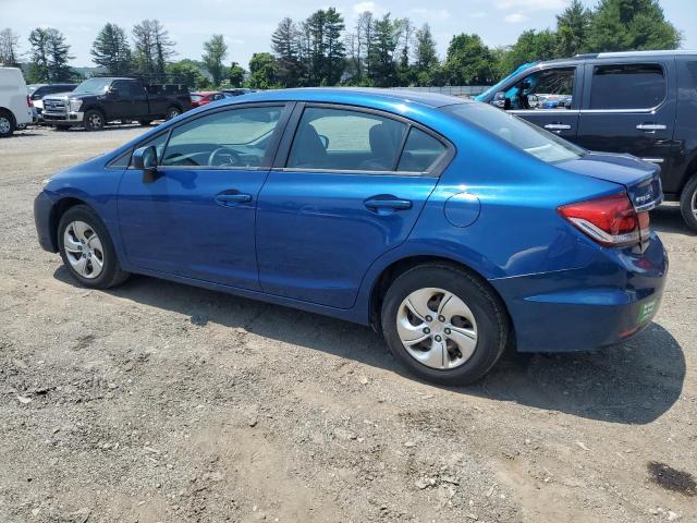 19XFB2F55FE225453 - 2015 HONDA CIVIC LX BLUE photo 2