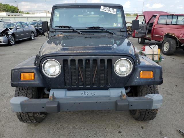 1J4FA59S32P763871 - 2002 JEEP WRANGLER / SAHARA BLACK photo 5