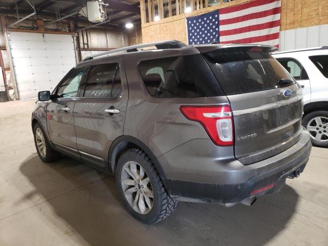 1FMHK8F81BGA32812 - 2011 FORD EXPLORER LIMITED ნაცრისფერი ფოტო 2