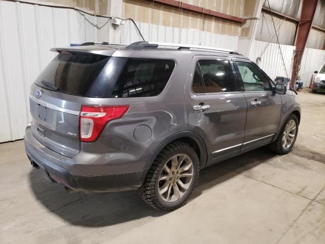 1FMHK8F81BGA32812 - 2011 FORD EXPLORER LIMITED ნაცრისფერი ფოტო 3